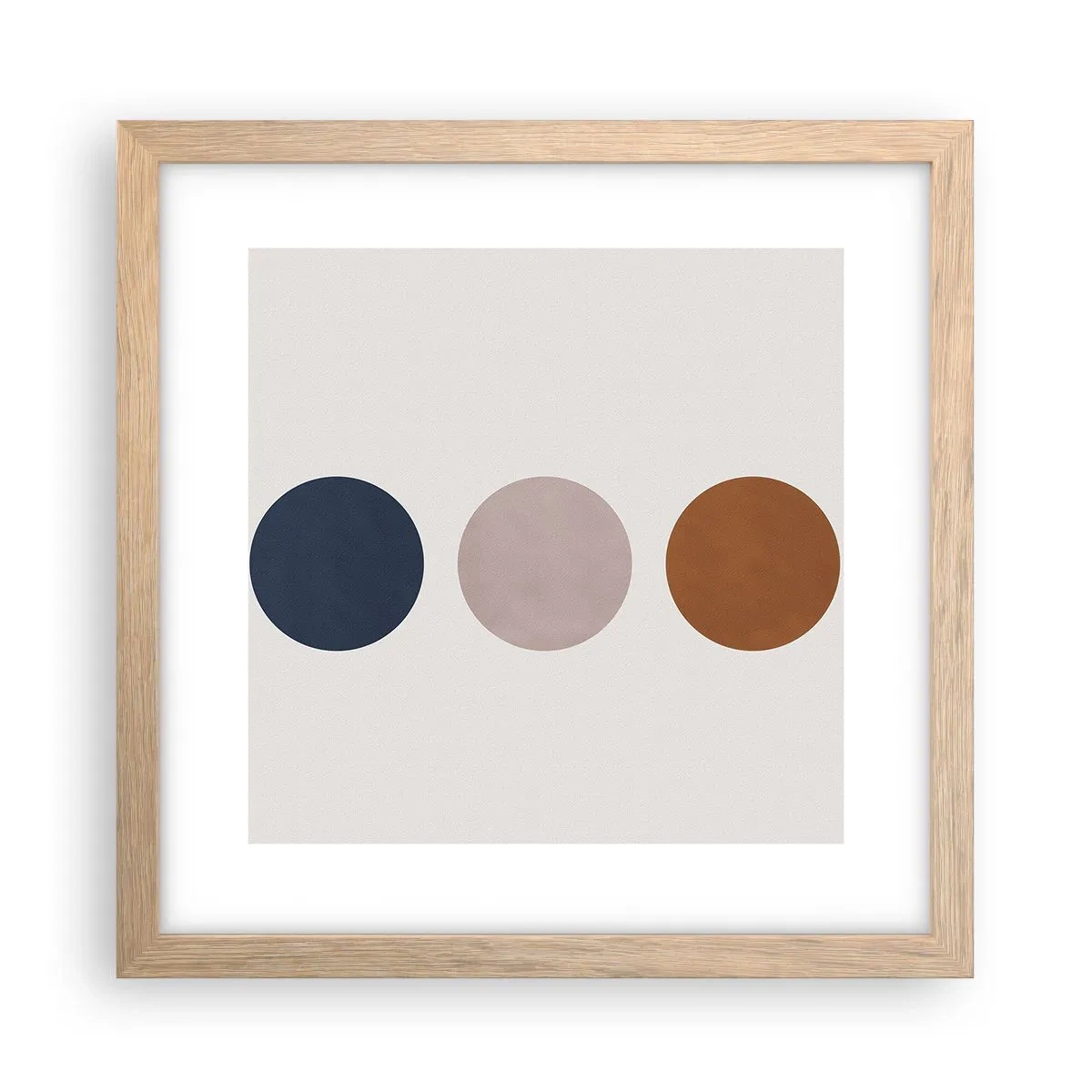 Poster in einem Rahmen aus heller Eiche - Ein Symbol für Exzellenz - 30x30 cm