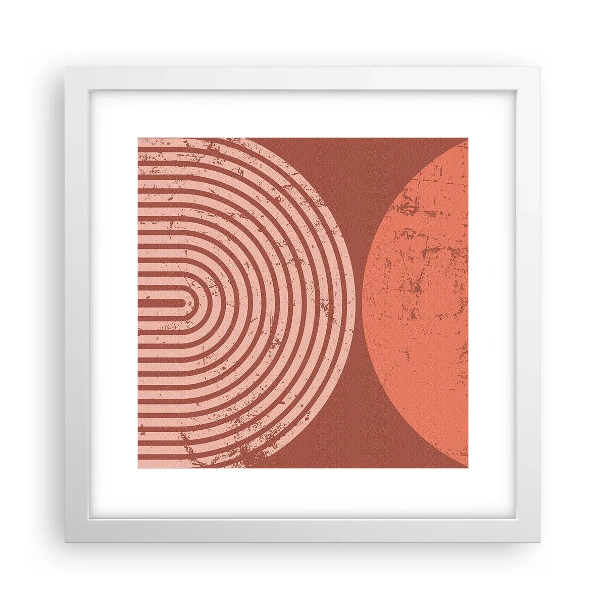 Poster in einem weißen Rahmen - Enge Beziehung - 30x30 cm