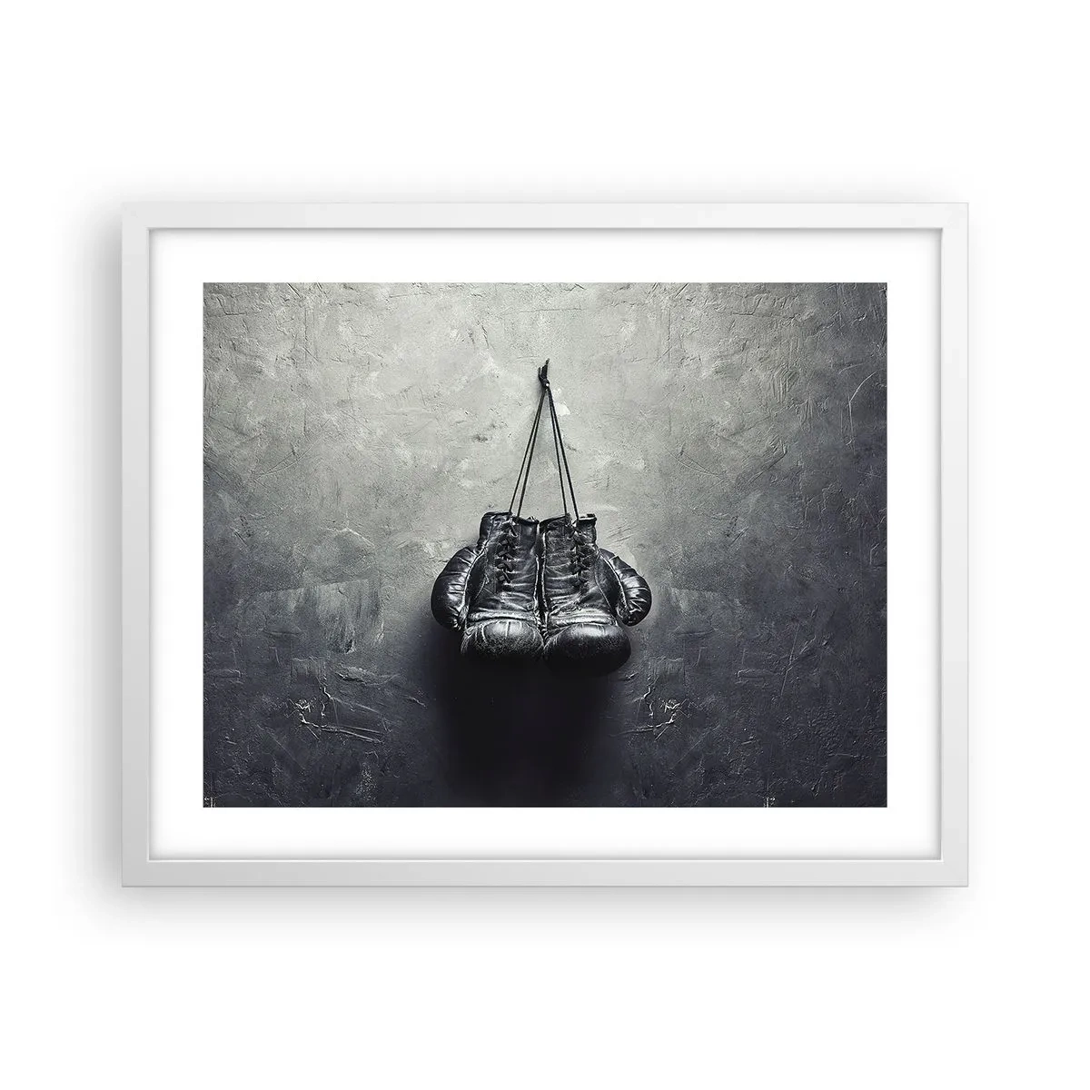 Poster in einem weißen Rahmen - Zeit des Kampfes und Zeit des Friedens - 50x40 cm