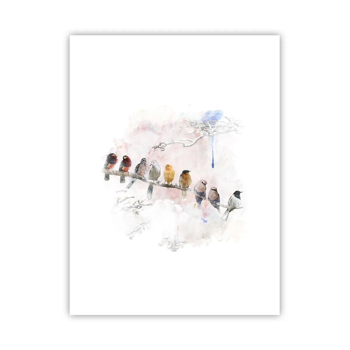 Poster - Geflügeltes Treffen - 30x40 cm