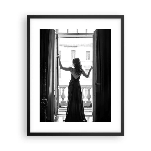 Poster in einem schwarzem Rahmen - Im großen Stil - 40x50 cm