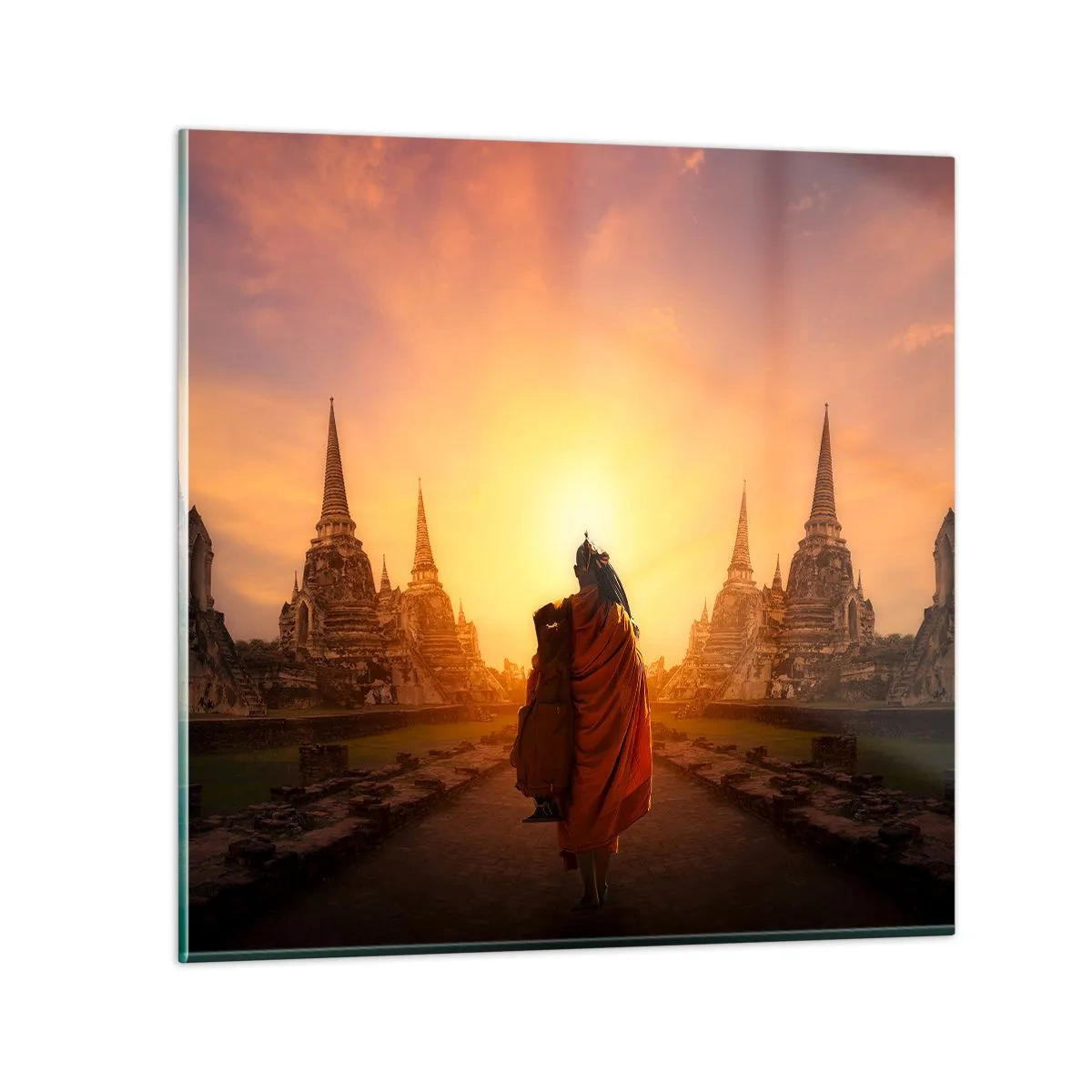 Glasbild - Bild auf glas - In Frieden für die Ewigkeit - 70x70 cm