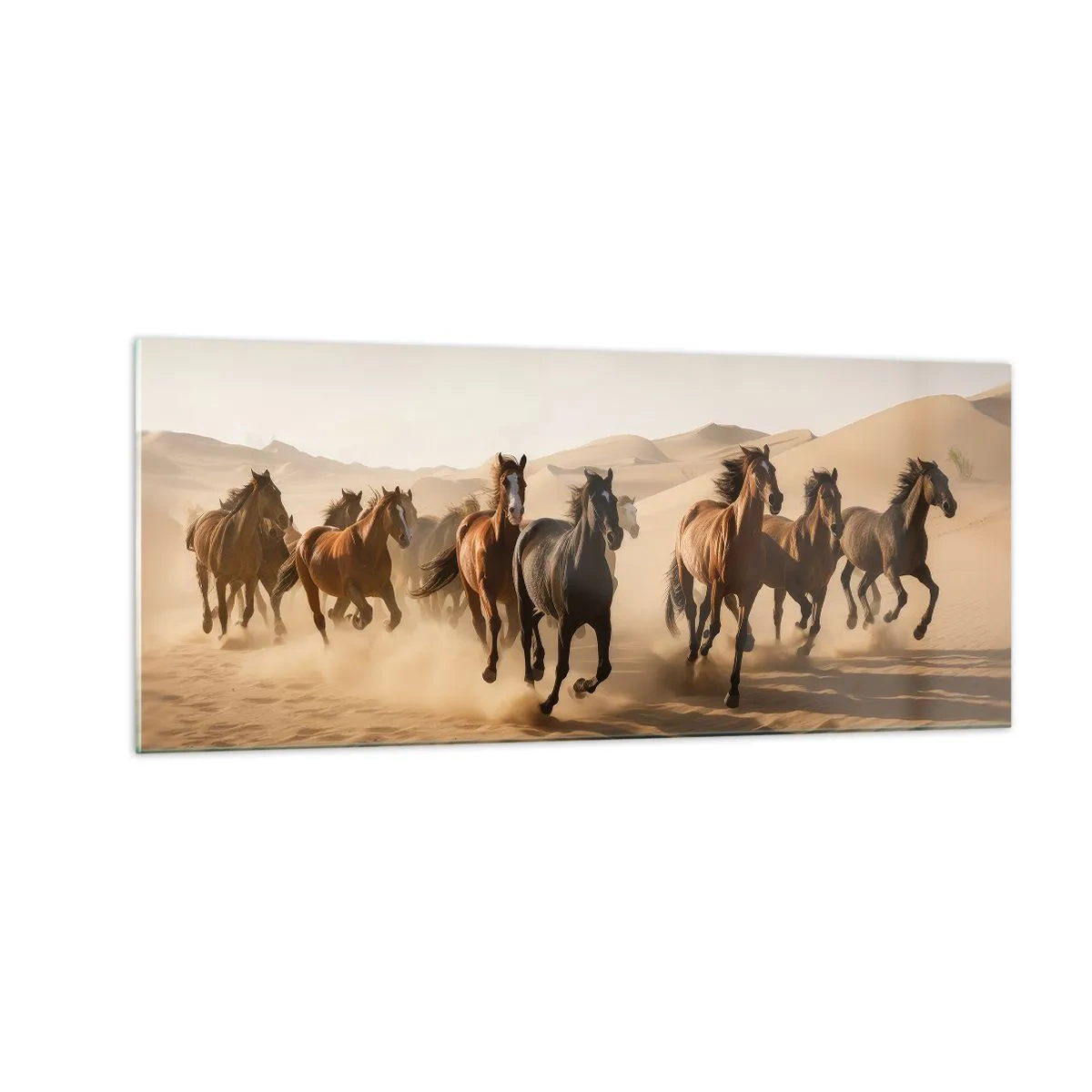 Glasbild - Bild auf glas - Frei wie der Wind - 100x40 cm