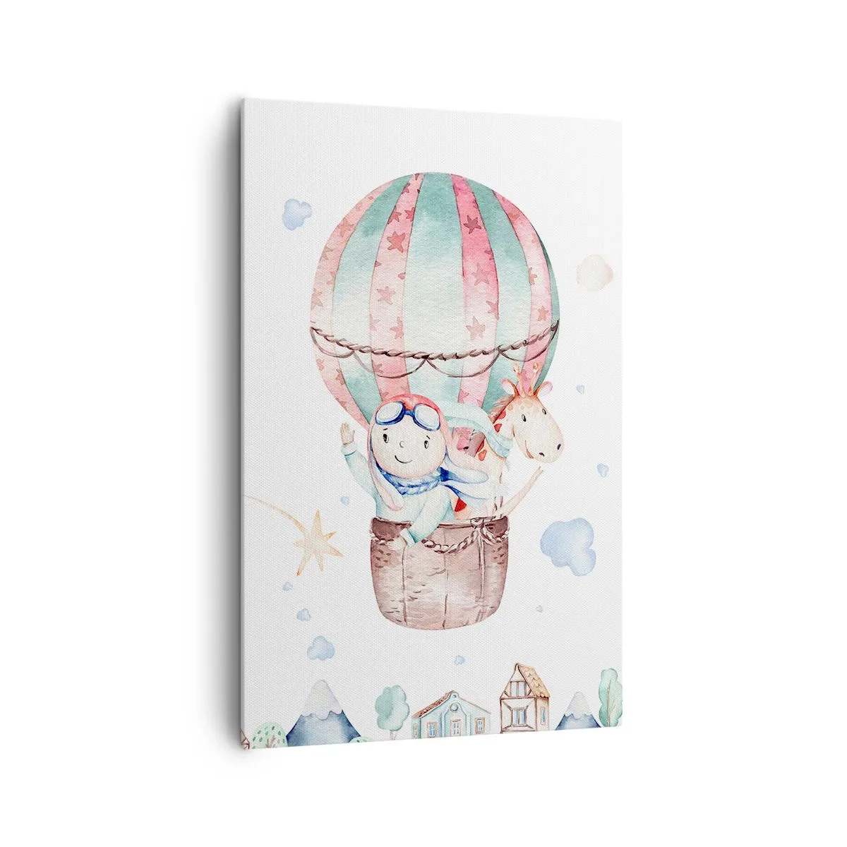 Bild auf Leinwand - Leinwandbild - Wir kommen bald zurück! - 80x120 cm