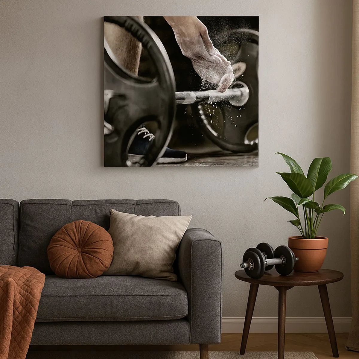 Bild auf Leinwand - Leinwandbild - Herausforderung angenommen! - 30x30 cm