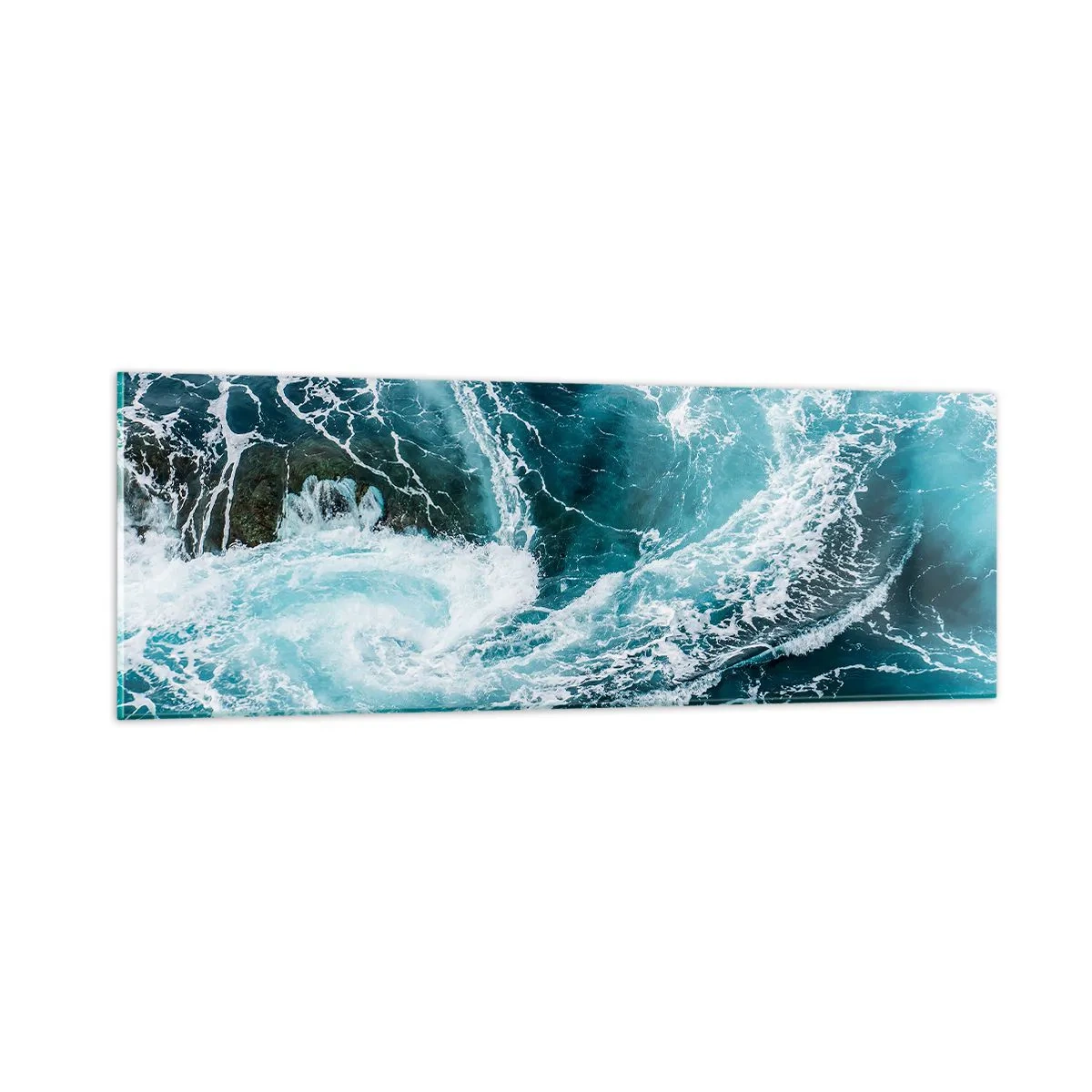 Glasbild - Bild auf glas - Das Tor zum Mittelpunkt der Erde - 90x30 cm