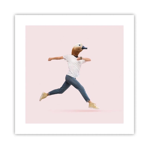 Poster - Eine Prise Absurdität - 40x40 cm