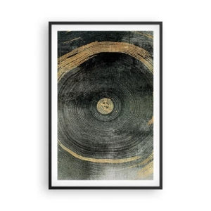 Poster in einem schwarzem Rahmen - Veränderung und Beständigkeit - 61x91 cm
