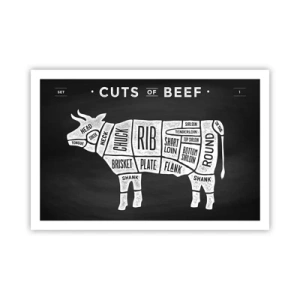 Poster - Metzger Grundierung - 91x61 cm