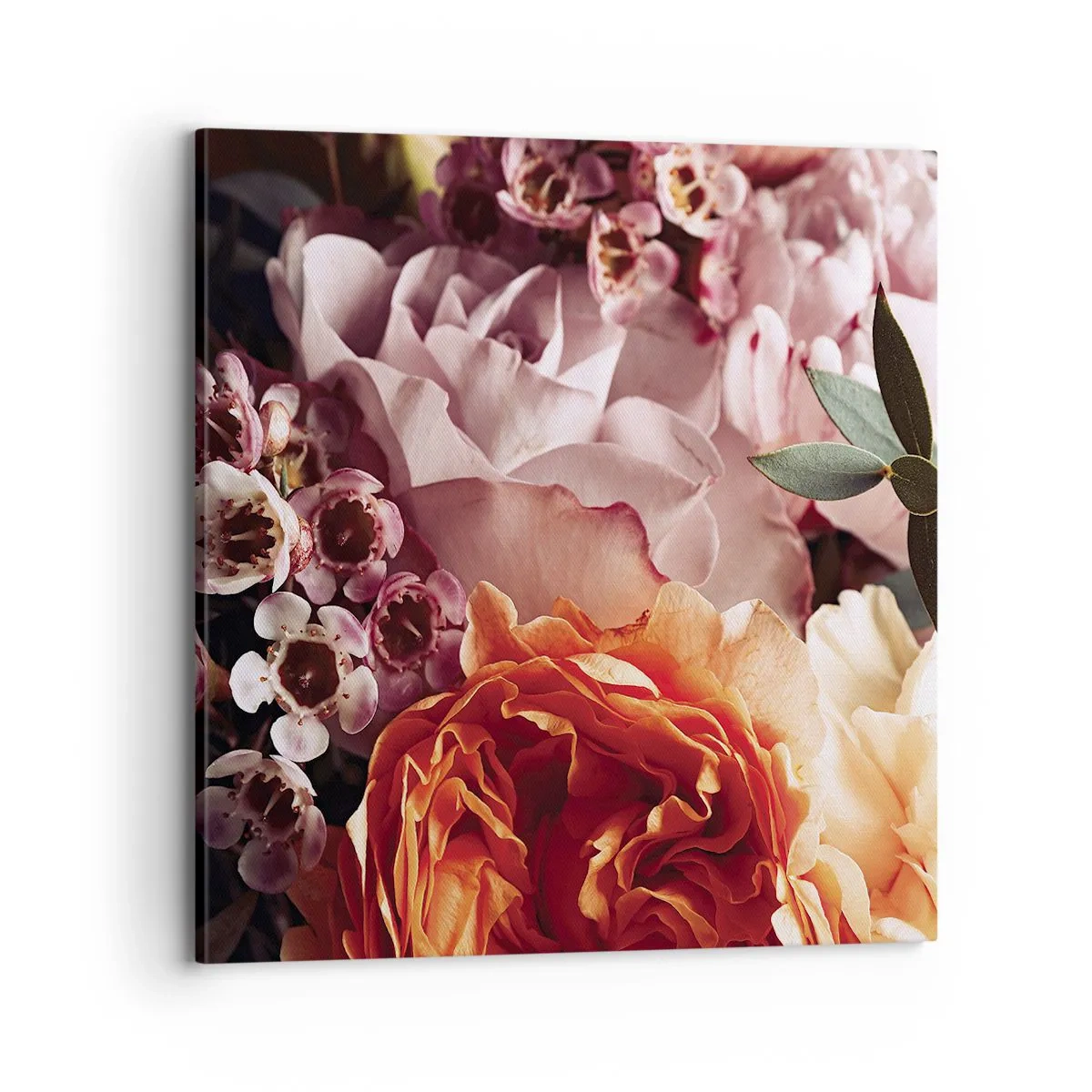 Bild auf Leinwand - Leinwandbild - Eingehüllt in Schönheit - 70x70 cm
