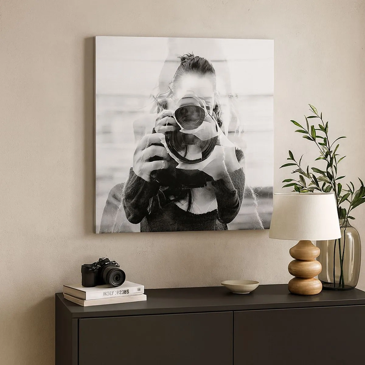 Bild auf Leinwand - Leinwandbild - Schöpfer und Material - 30x30 cm