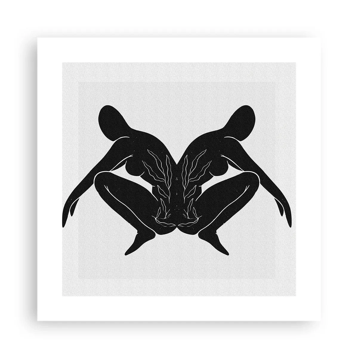 Poster - Gemeinsame Seele - 40x40 cm