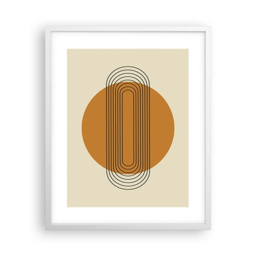 Poster in einem weißen Rahmen - Perfekter Plan - 40x50 cm