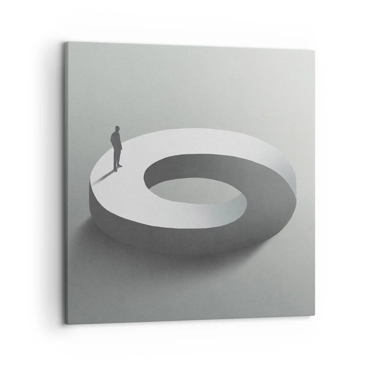 Bild auf Leinwand - Leinwandbild - Und wie soll man davon klug werden - 50x50 cm