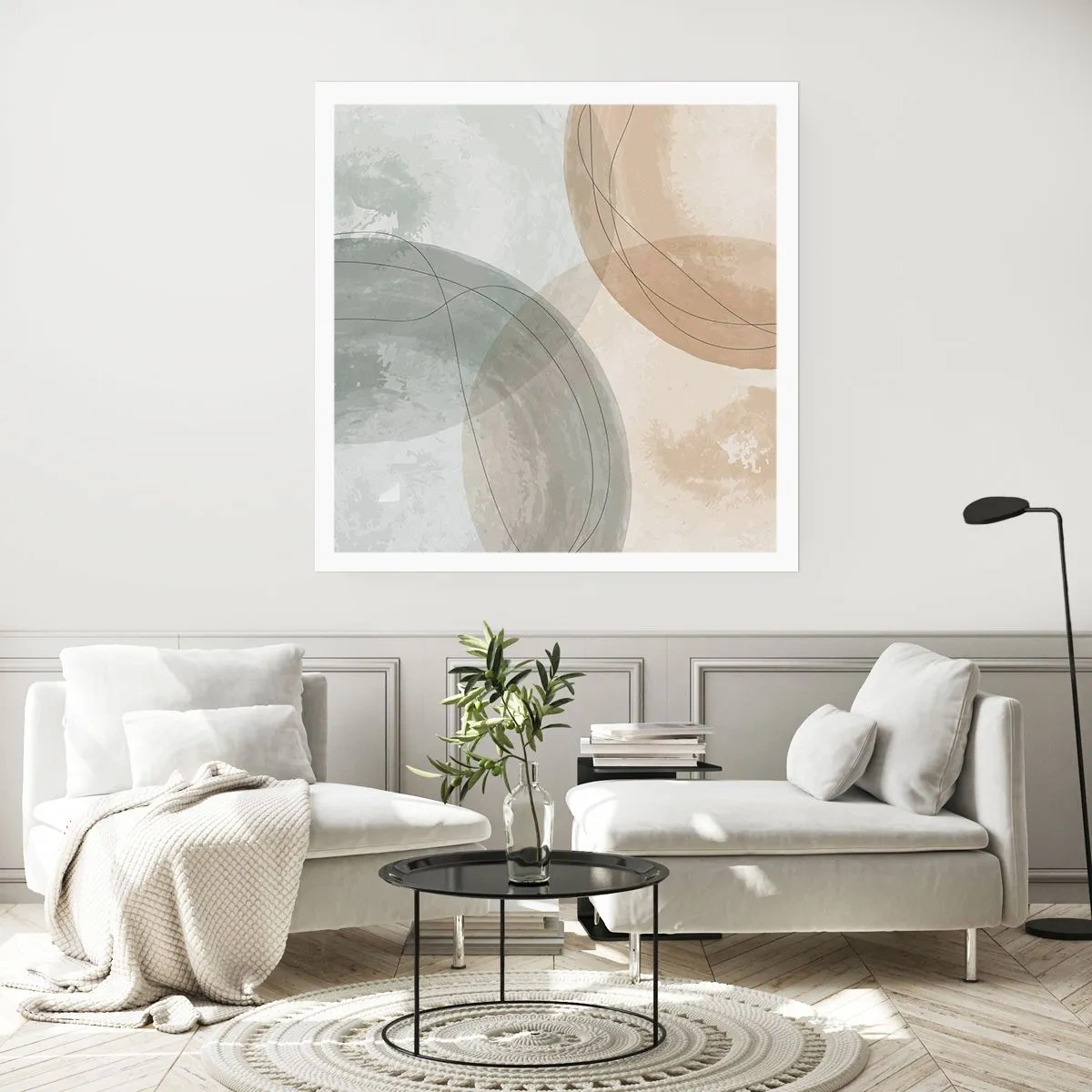 Poster - Welten durchdringen - 50x50 cm