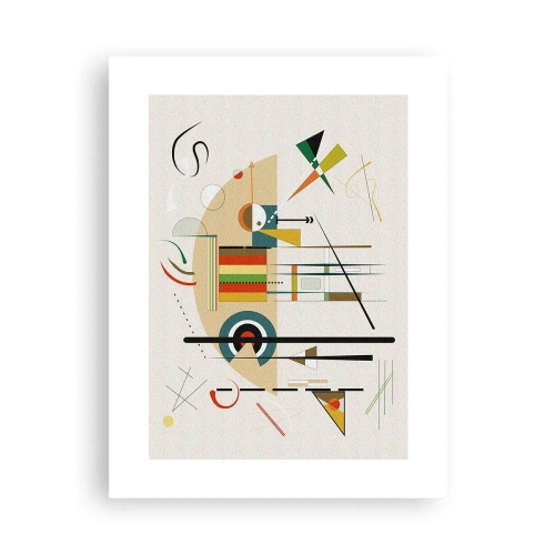 Poster - Und die Welt lacht - 30x40 cm