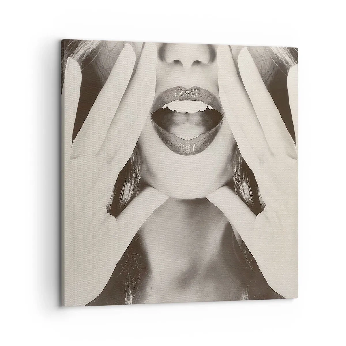 Bild auf Leinwand - Leinwandbild - Ich komme schon! - 50x50 cm