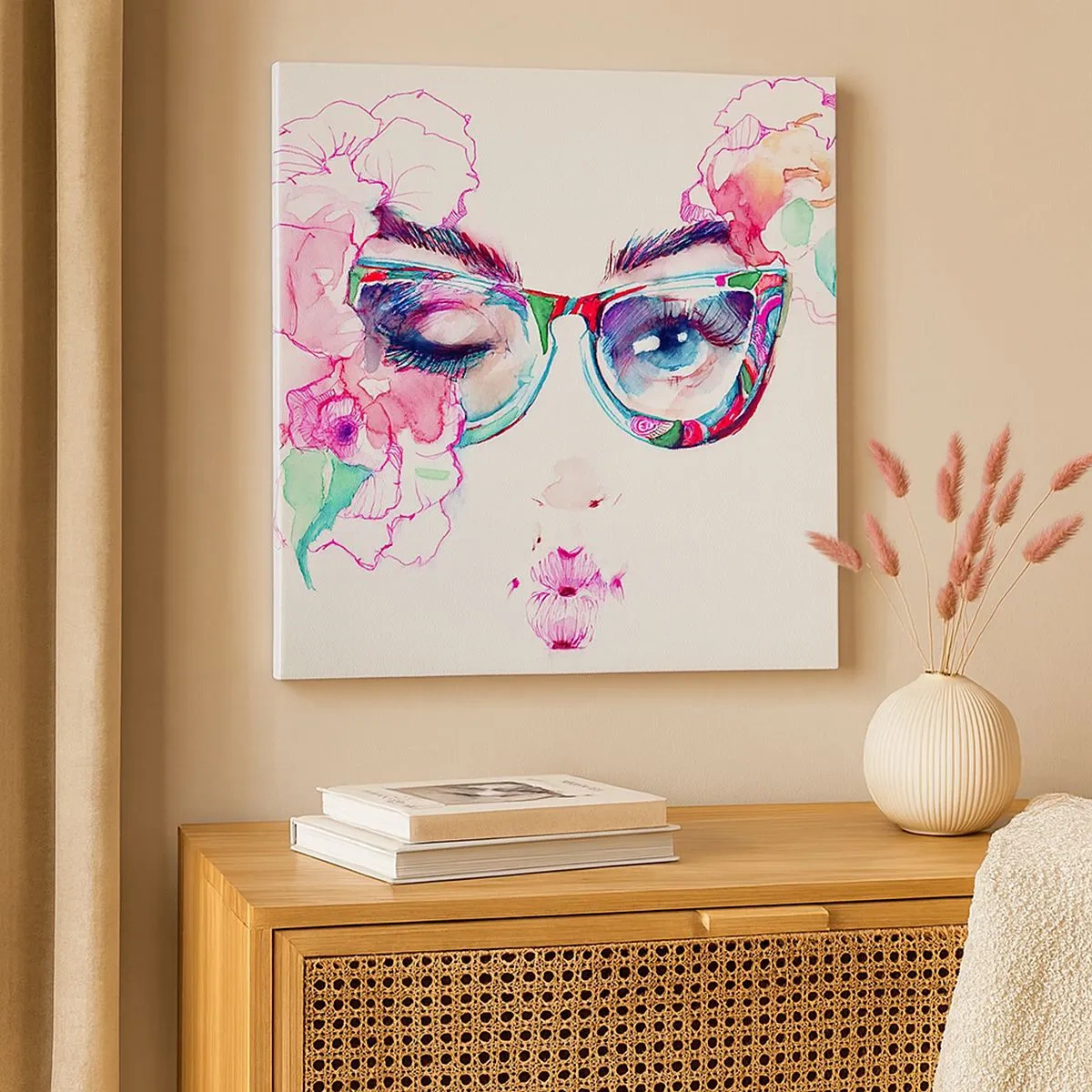 Bild auf Leinwand - Leinwandbild - Ein verlockendes Versprechen - 30x30 cm