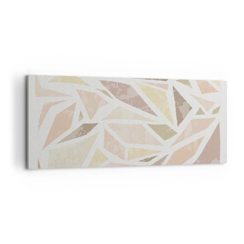 Bild auf Leinwand - Leinwandbild - Buntglas-Komposition - 100x40 cm