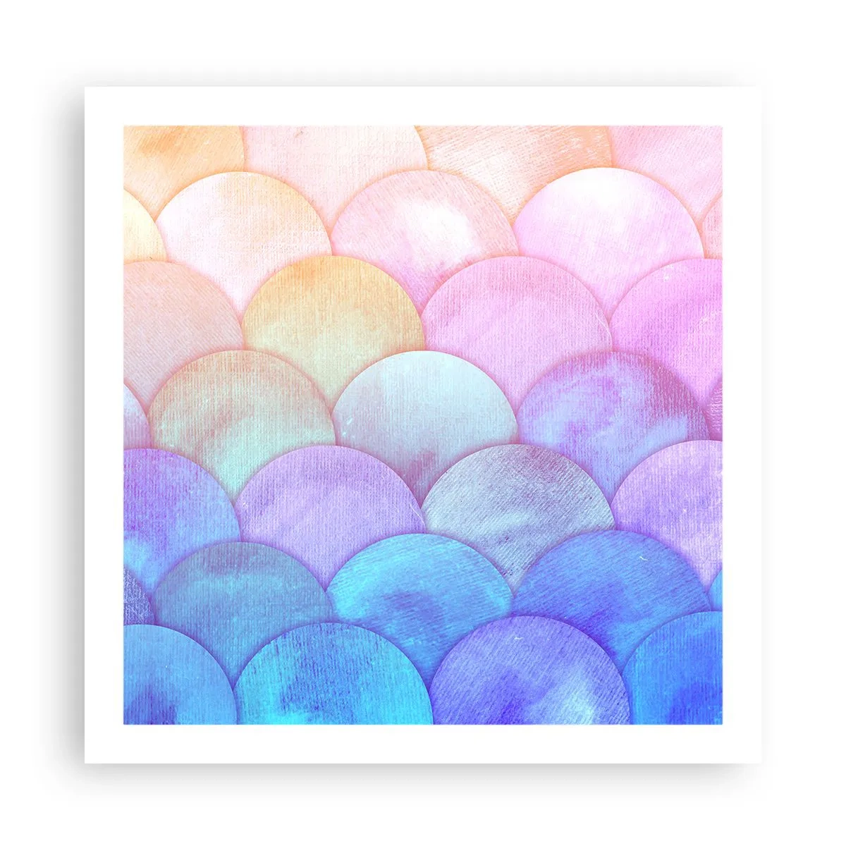 Poster - Perlenschuppe - 60x60 cm