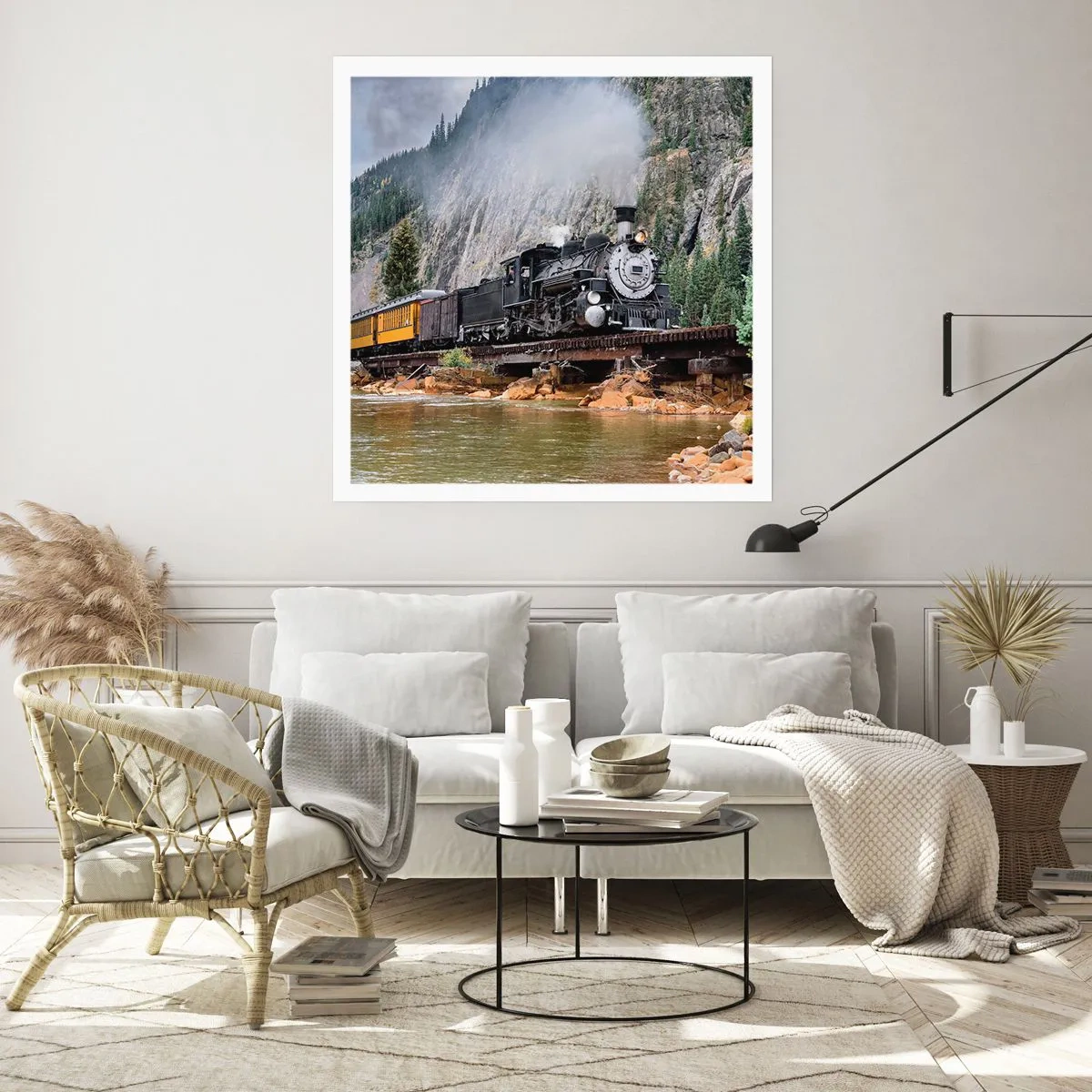 Poster - Wo willst du hin? Wohin? - 60x60 cm