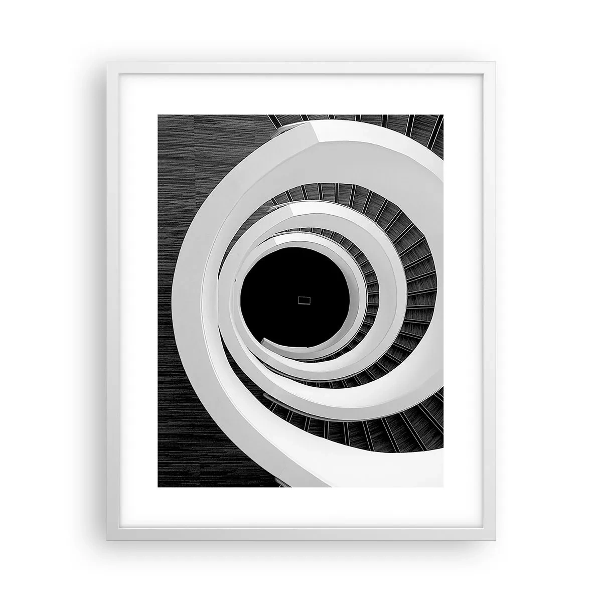 Poster in einem weißen Rahmen - Zum Kern der Sache - 40x50 cm