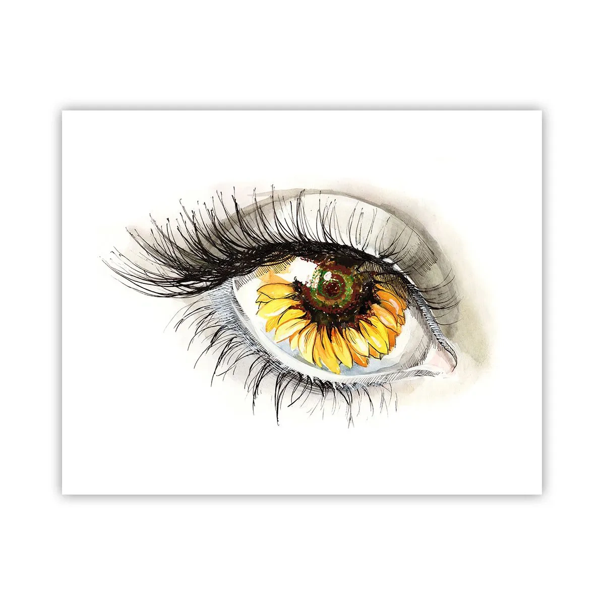 Poster - Ein Look so heiß wie der Sommer - 50x40 cm