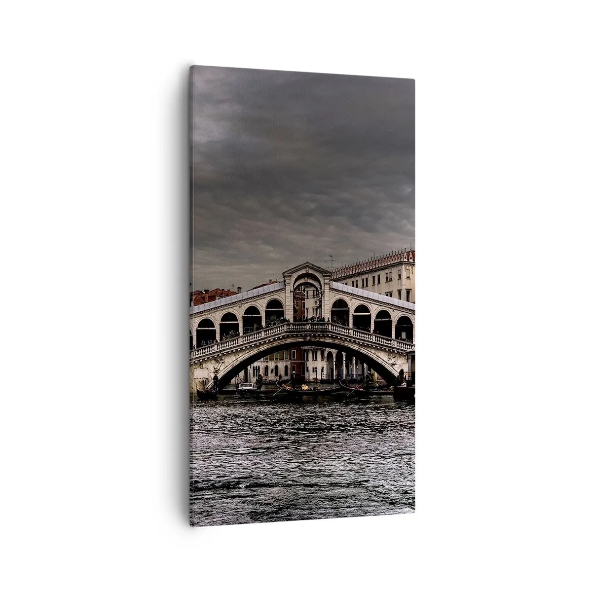 Bild auf Leinwand - Leinwandbild - Das Versprechen eines venezianischen Abends - 55x100 cm