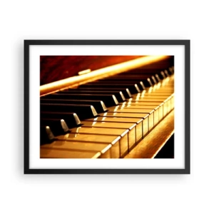 Poster in einem schwarzem Rahmen - Endlose Möglichkeiten - 50x40 cm