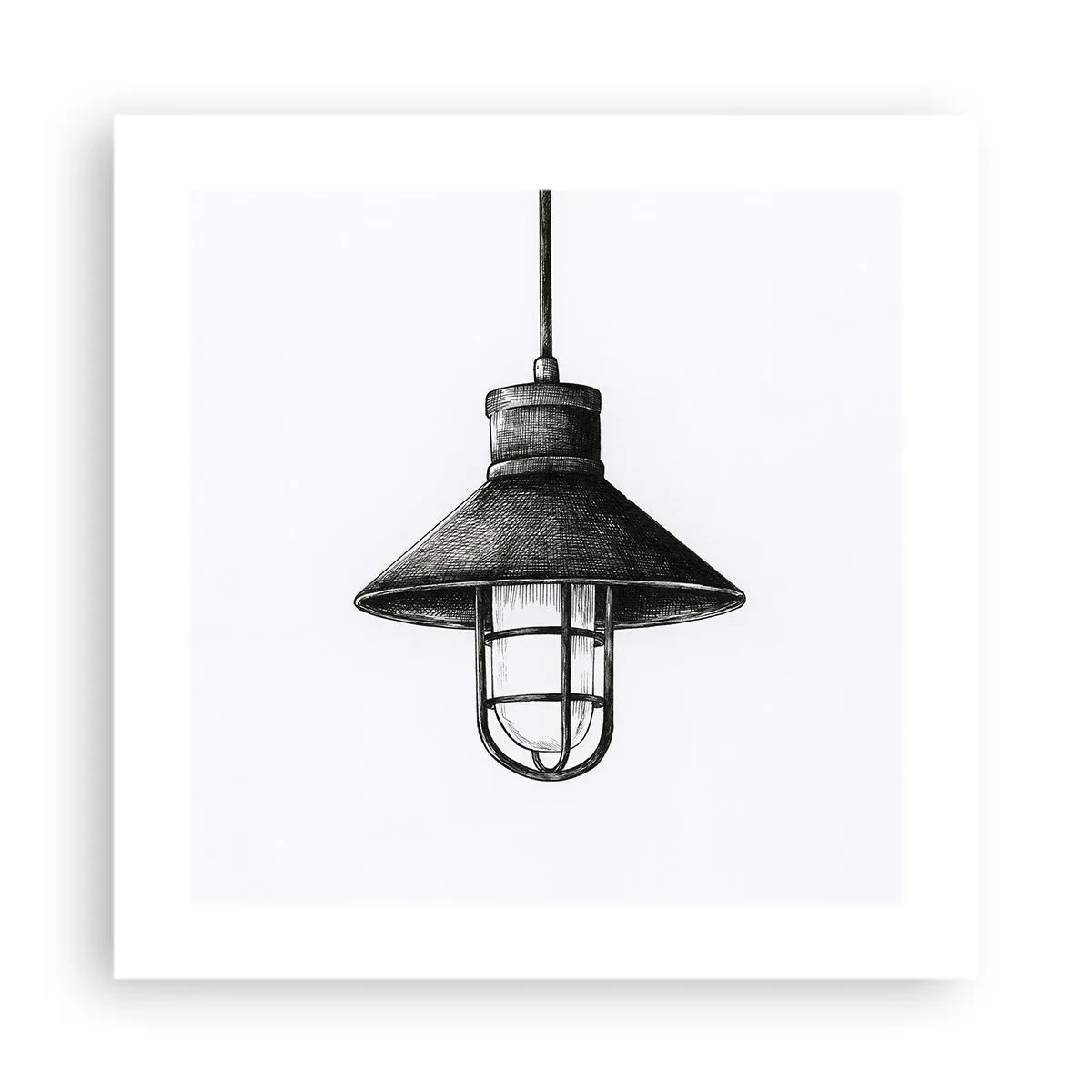 Poster - Wie vor Jahren… - 40x40 cm