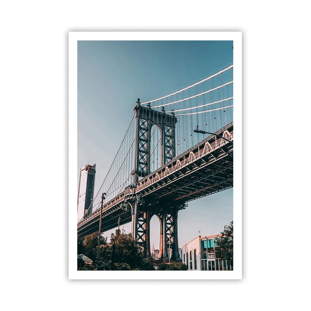 Poster - Über den Wellen der Stadt - 70x100 cm