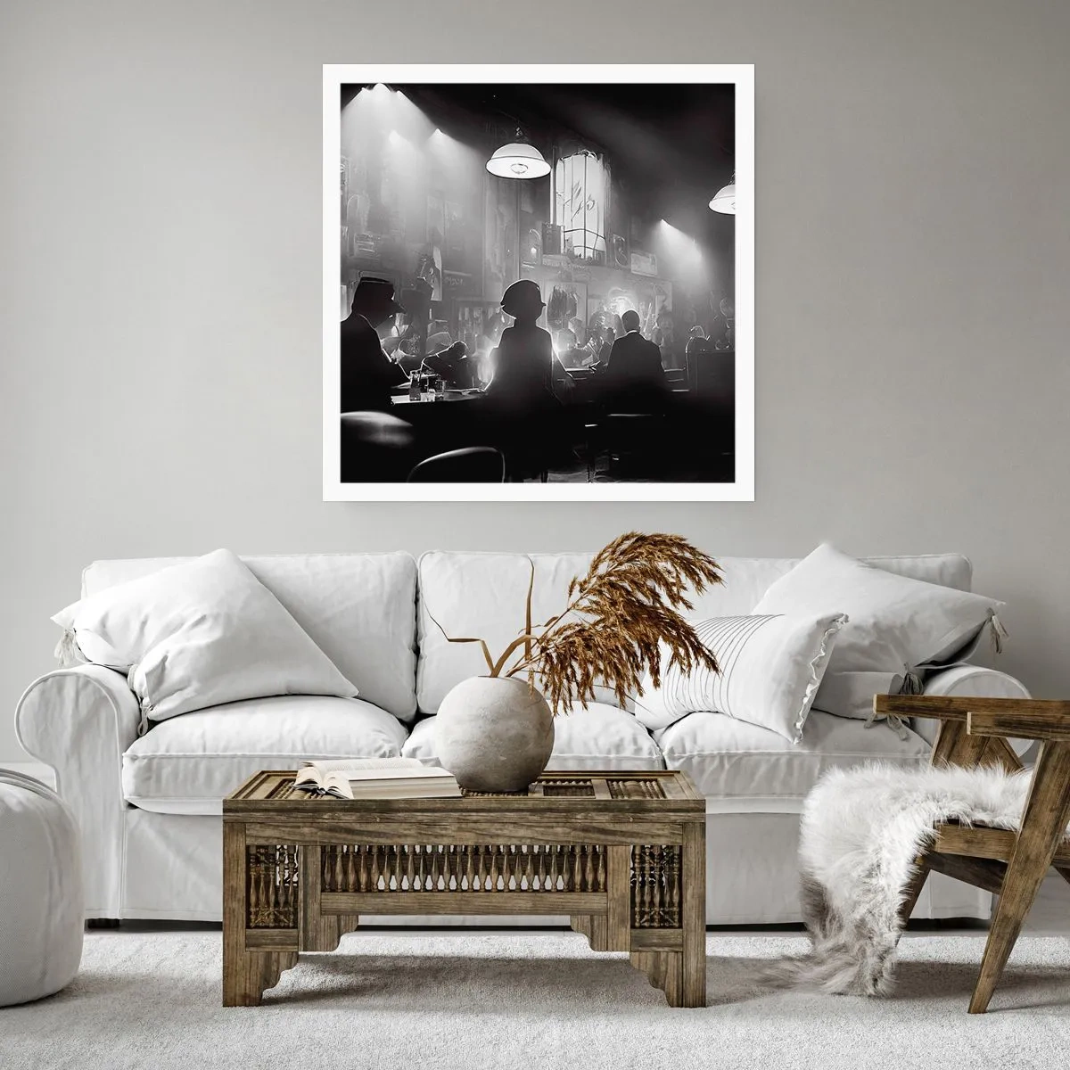 Poster - In Jazz-Atmosphäre - 30x30 cm