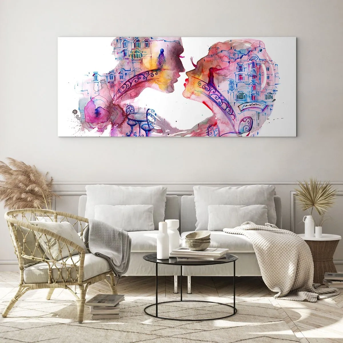 Glasbild - Bild auf glas - Die geheime Seufzerbrücke - 100x40 cm