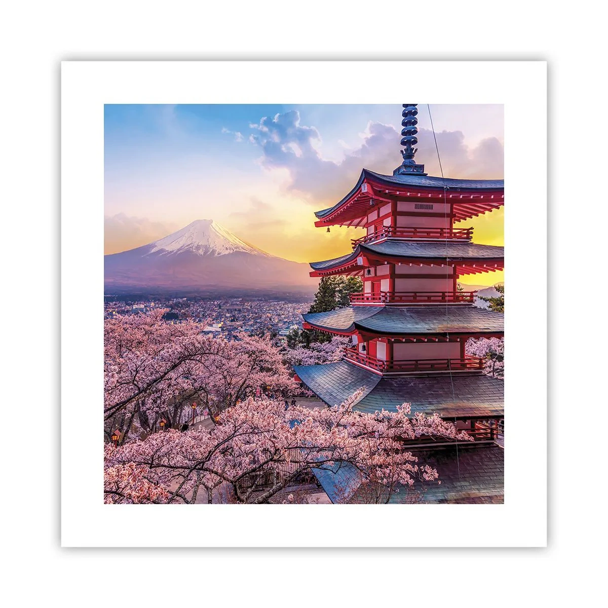 Poster - Die Essenz des japanischen Geistes - 40x40 cm