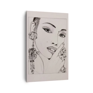 Bild auf Leinwand - Leinwandbild - Das schönste Juwel - 80x120 cm