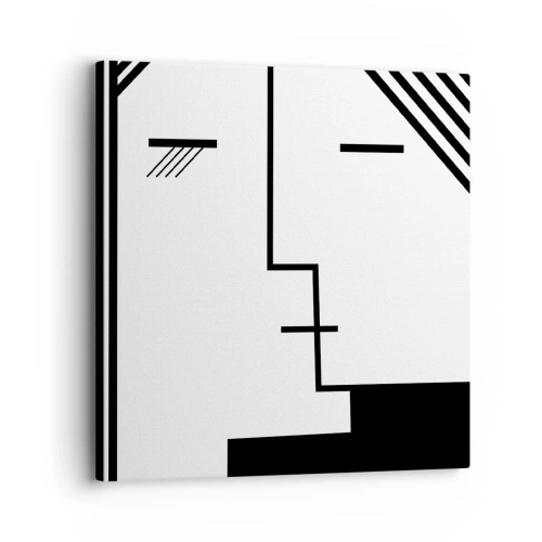 Bild auf Leinwand - Leinwandbild - Einfach ein Kuss - 30x30 cm