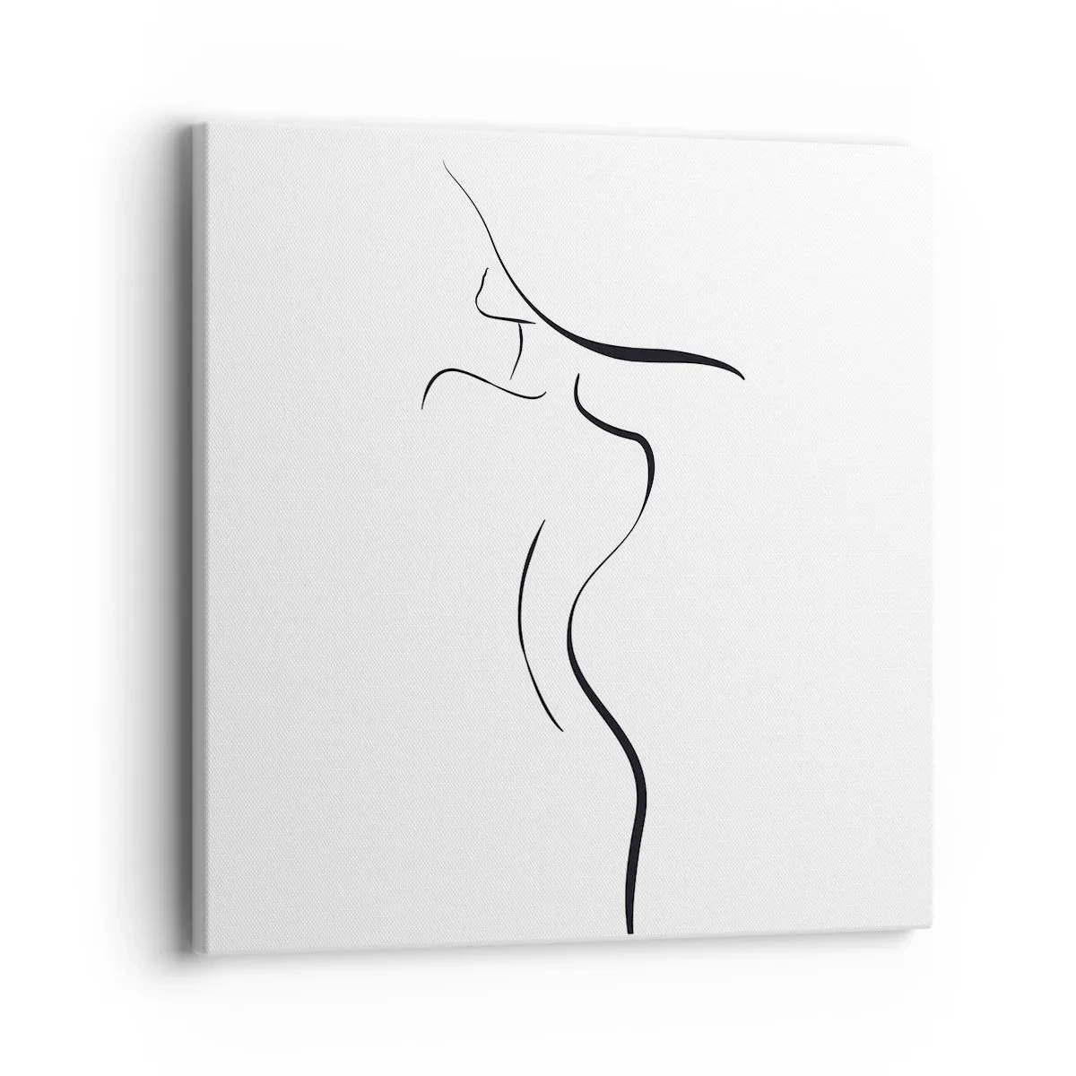 Bild auf Leinwand - Leinwandbild - Flüchtig wie eine Welle - 40x40 cm