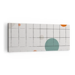 Bild auf Leinwand - Leinwandbild - Gefangen. Wir oder sie? - 100x40 cm