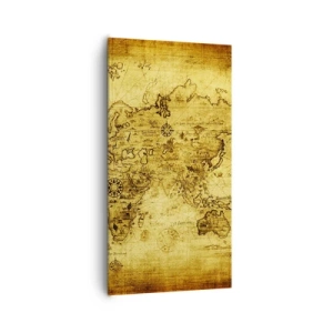 Bild auf Leinwand - Leinwandbild - Diese Welt ist seltsam - 65x120 cm