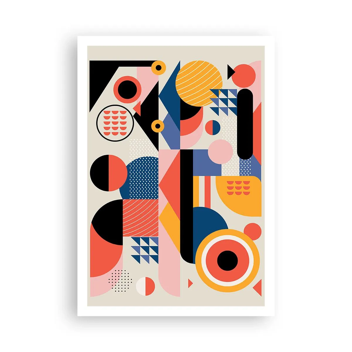 Poster - Komposition: Na, los, spiel! - 70x100 cm