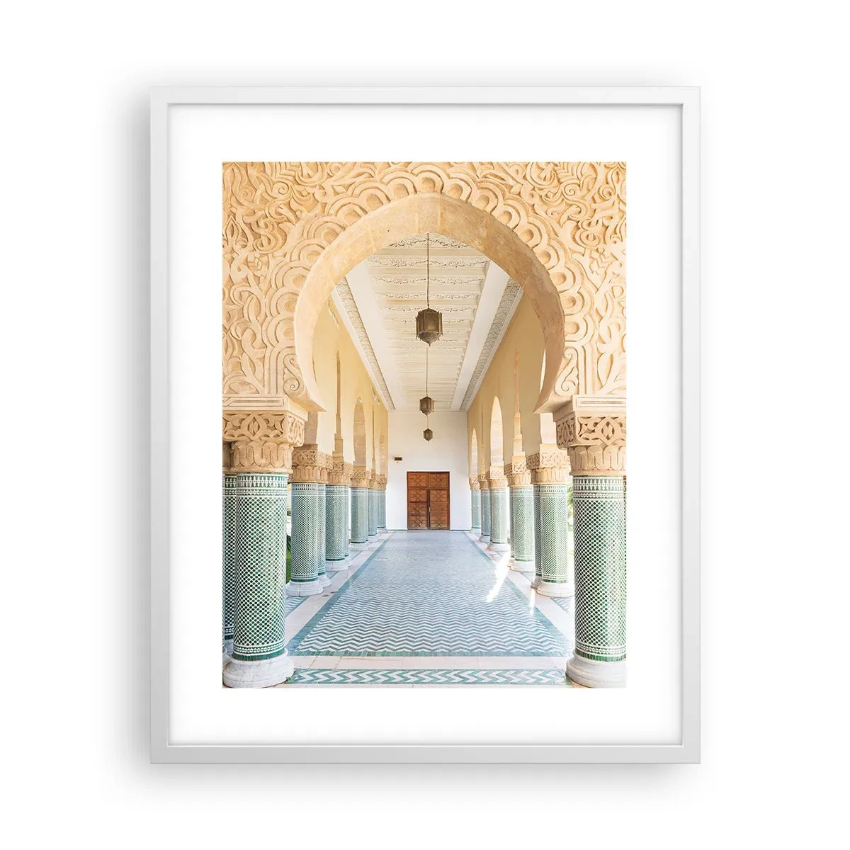 Poster in einem weißen Rahmen - Aus den Geschichten von Scheherazade - 40x50 cm