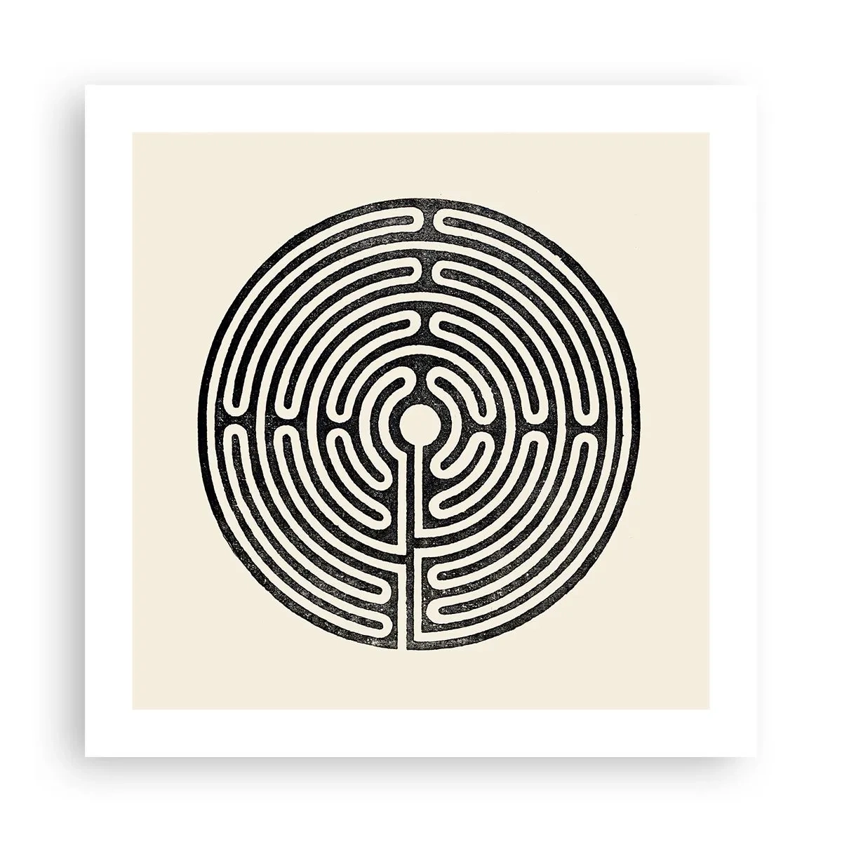 Poster - Geheimnisvolle Ordnung - 50x50 cm