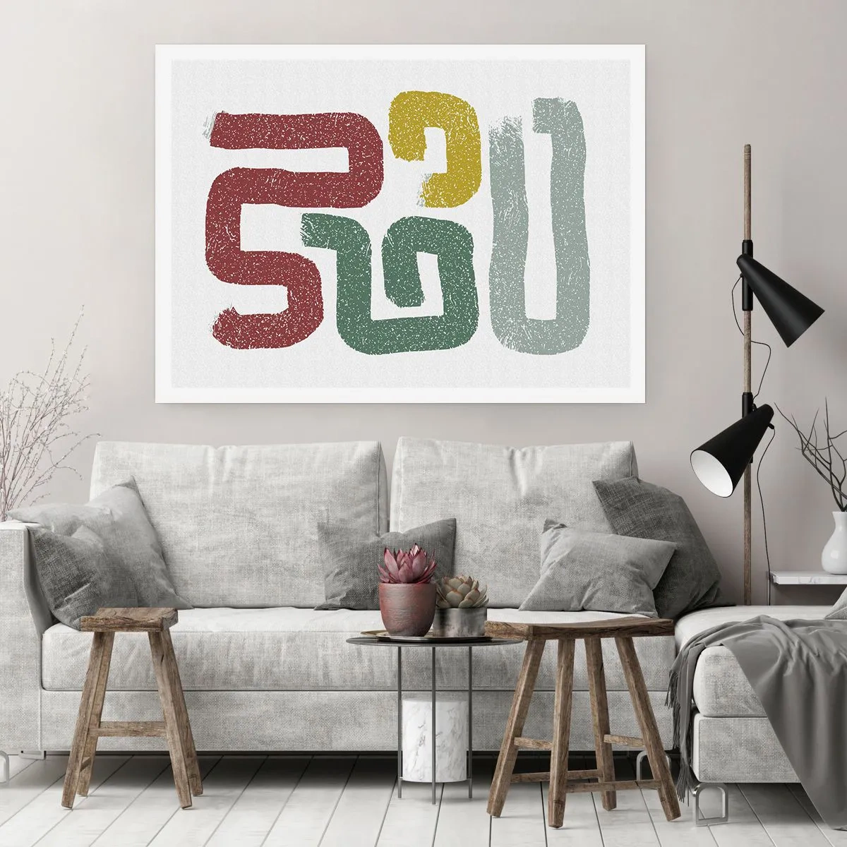 Poster - In einer unbekannten Sprache - 40x30 cm