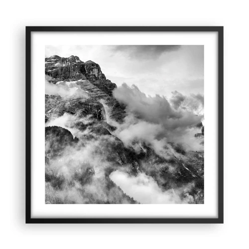 Poster in einem schwarzem Rahmen - Schön und grausam - 50x50 cm