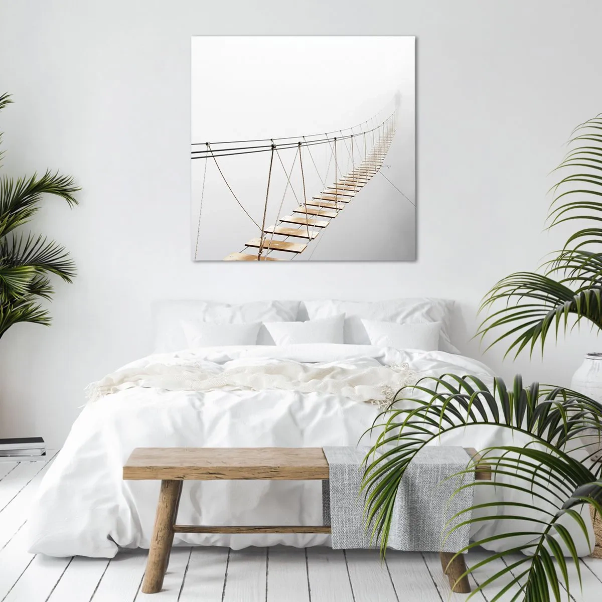 Bild auf Leinwand - Leinwandbild - Wohin wird es dich führen? - 60x60 cm