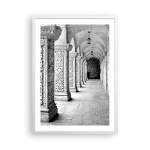 Poster in einem weißen Rahmen - Und wo geht’s hin...? - 50x70 cm