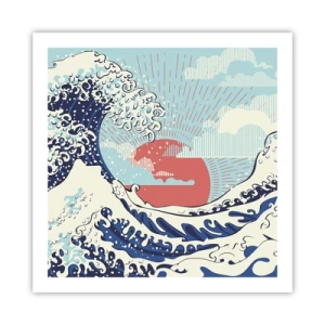 Poster - Von japanischer Inspiration - 60x60 cm