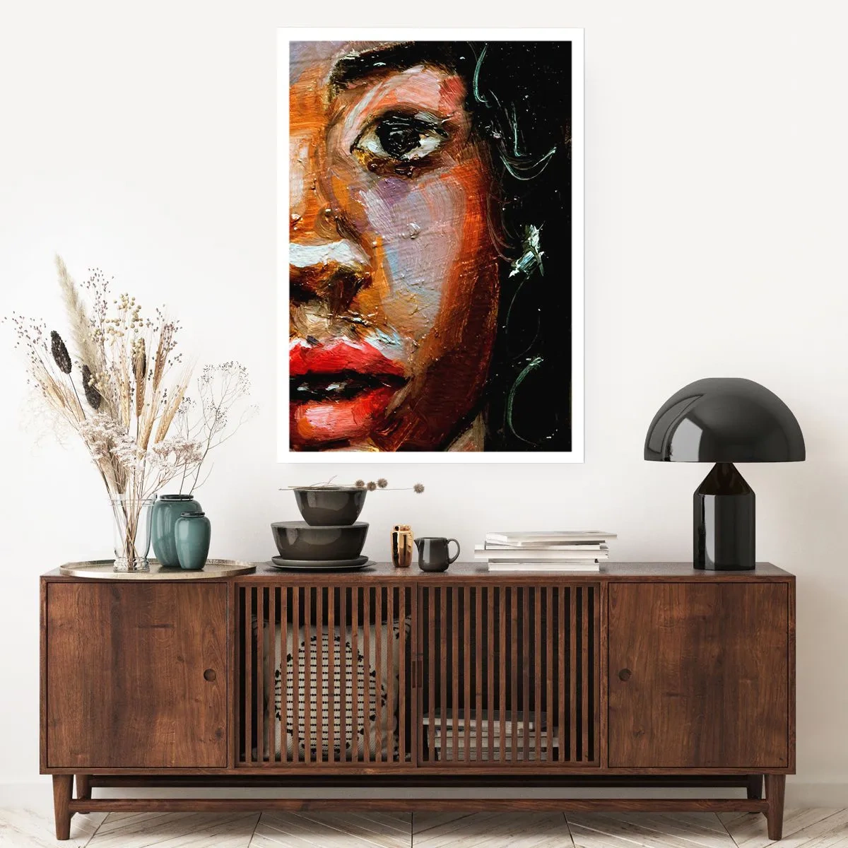 Poster - Schwarz und Glanz - 70x100 cm