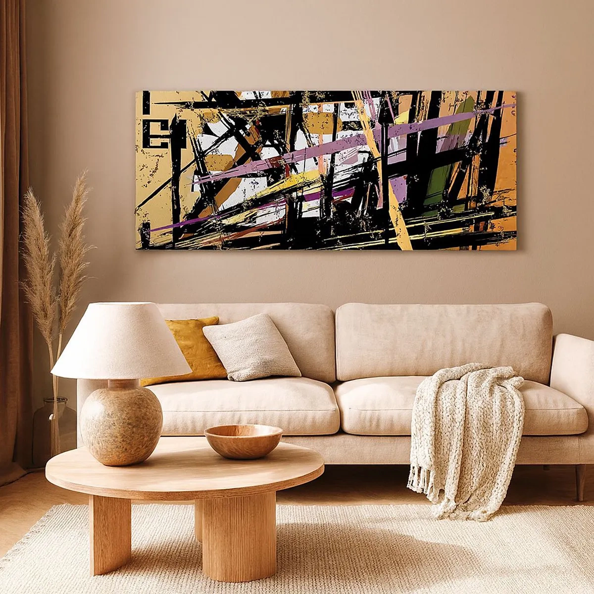 Bild auf Leinwand - Leinwandbild - Ein scharfer Schnitt - 100x40 cm