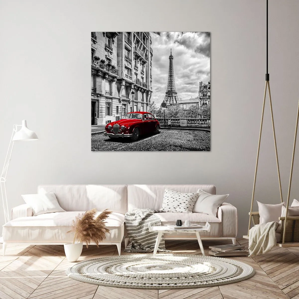Bild auf Leinwand - Leinwandbild - Raubtier in der Stadt - 50x50 cm